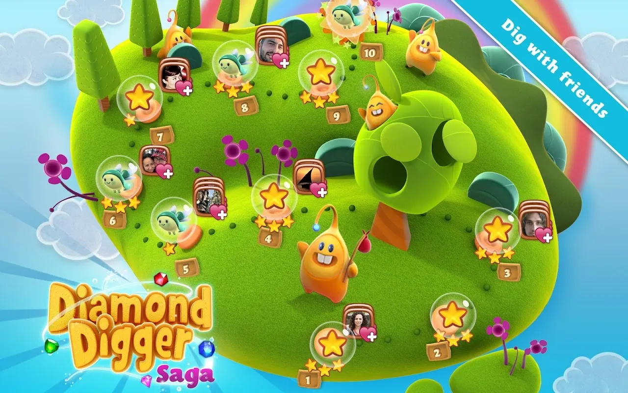 Tangkapan skrin Diamond Digger Saga