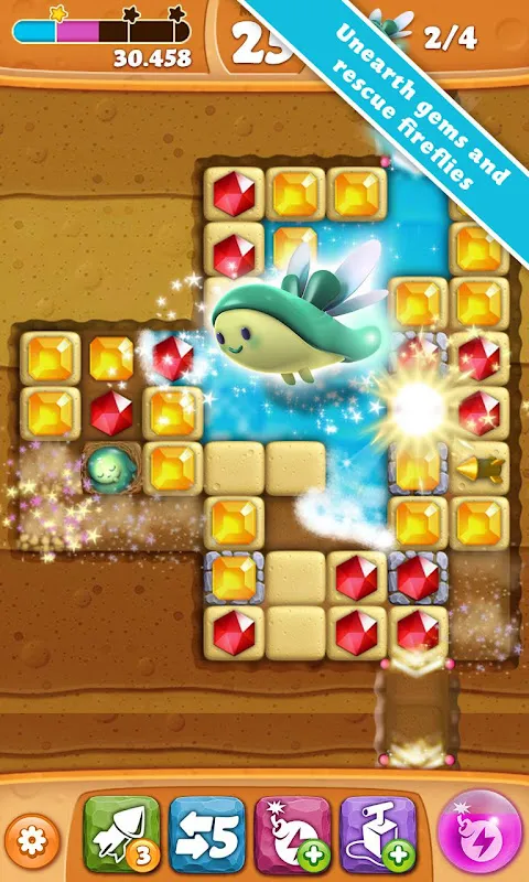 Tangkapan skrin Diamond Digger Saga