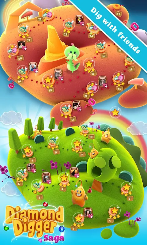 Tangkapan skrin Diamond Digger Saga