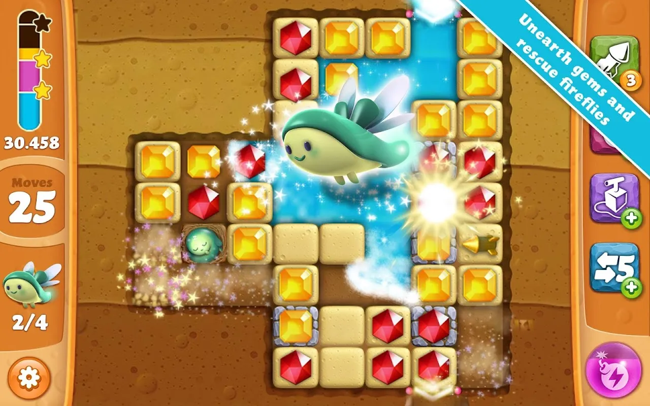 Tangkapan skrin Diamond Digger Saga