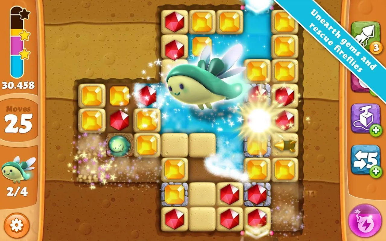 Tangkapan skrin Diamond Digger Saga