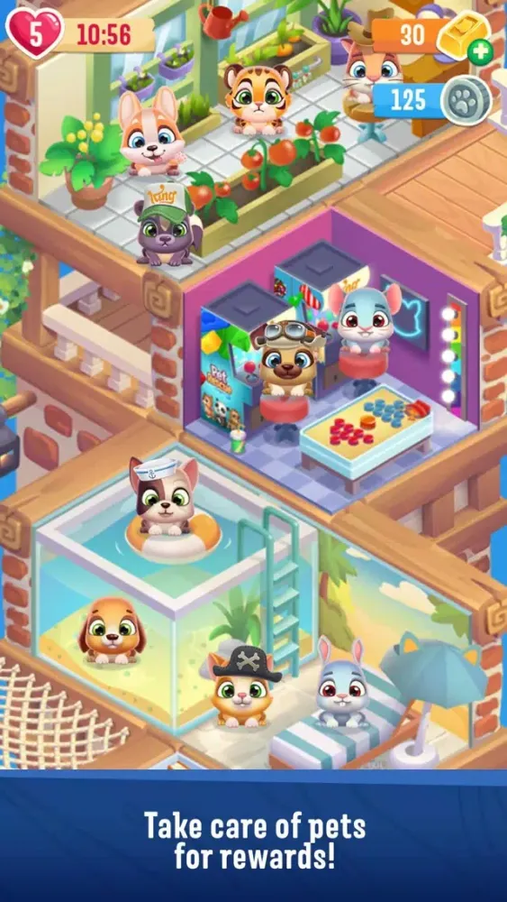 ภาพหน้าจอของ Pet Rescue Puzzle Saga