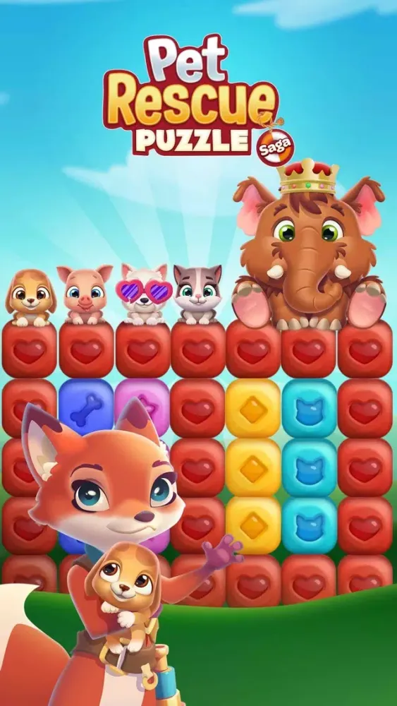 ภาพหน้าจอของ Pet Rescue Puzzle Saga
