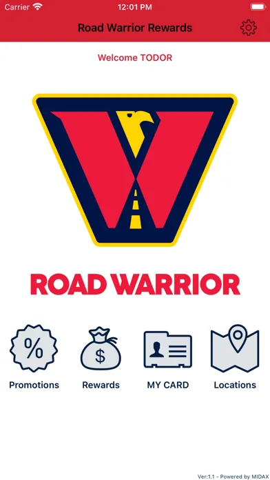 Road Warrior Rewards 스크린샷