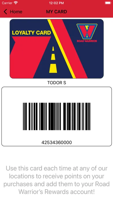 Road Warrior Rewards 스크린샷