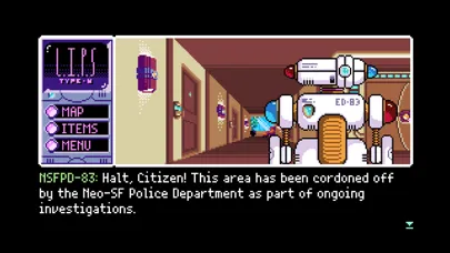 Tangkapan skrin Read Only Memories: Type-M