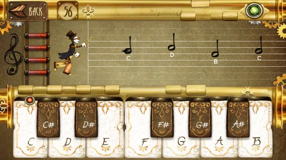 Ảnh chụp màn hình của Note Fighter Free - Play along to sheet music