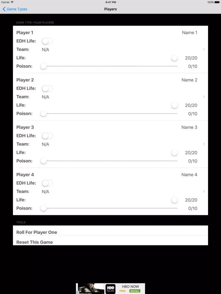 Скриншоты MTG Companion iPad 