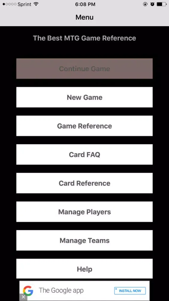 Скриншоты MTG Companion