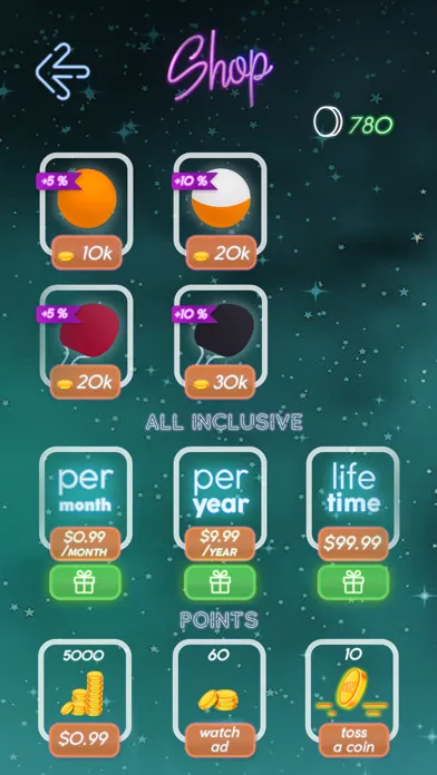 Racket.games 스크린샷