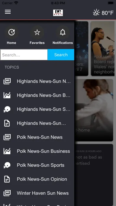 Tangkapan skrin Highlands News Sun