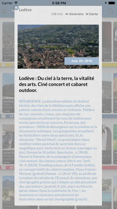 L'Eté des Festivals应用截图