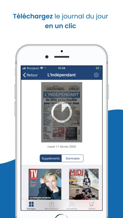 L'Indépendant Le Journal سکرین شاٹس