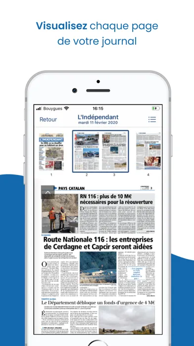 L'Indépendant Le Journal سکرین شاٹس