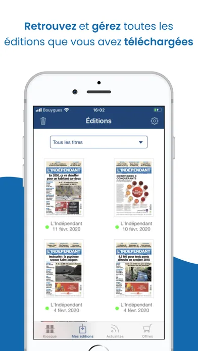 L'Indépendant Le Journal سکرین شاٹس
