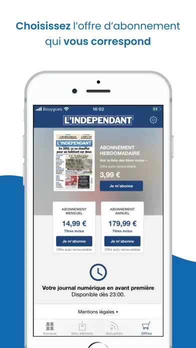 L'Indépendant Le Journal سکرین شاٹس