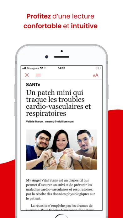 Capturas de tela do Midi Libre Le Journal