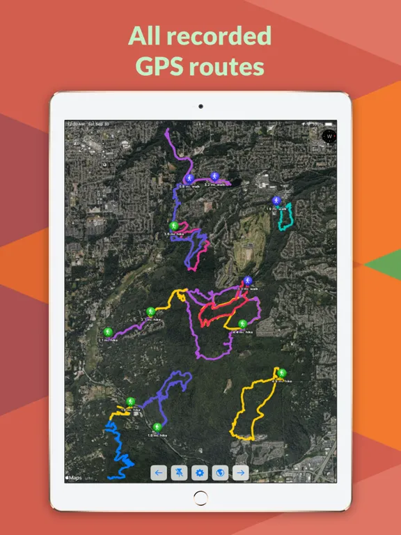 Pathy: Your workout routes iPad  Screenshots