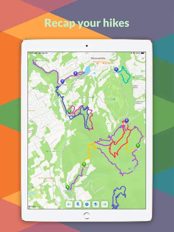 Pathy: Your workout routes iPad  Screenshots
