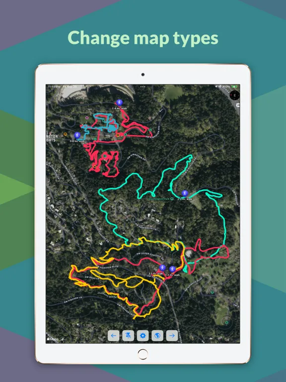 Pathy: Your workout routes iPad  Screenshots