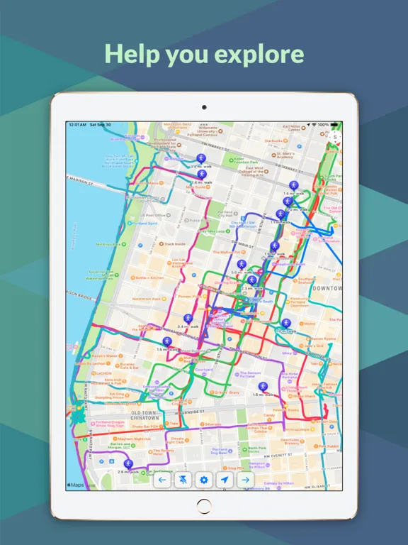 Pathy: Your workout routes iPad  Screenshots