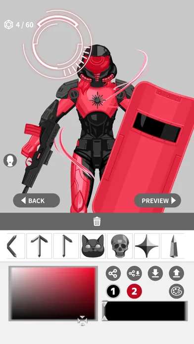 Capturas de tela do Hero Girl Maker
