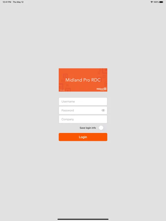 Midland Pro RDC iPad  स्क्रीनशॉट