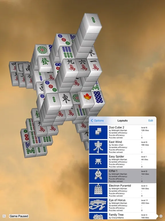 Capturas de tela do Moonlight Mahjong Lite iPad 