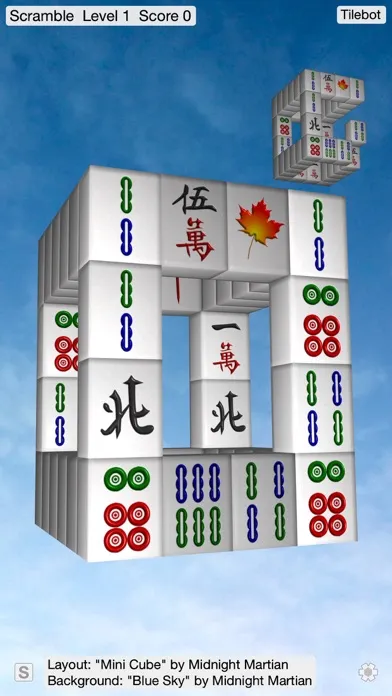 Capturas de tela do Moonlight Mahjong Lite