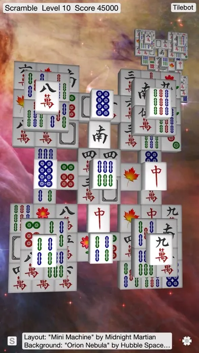 Capturas de tela do Moonlight Mahjong Lite