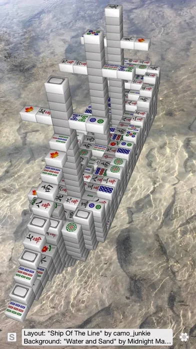 Capturas de tela do Moonlight Mahjong Lite