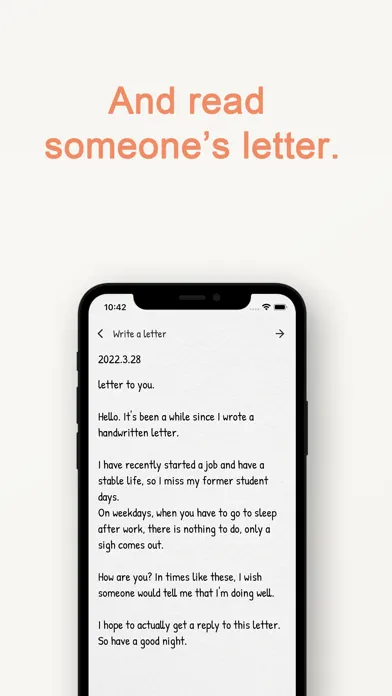 Dearyou : letter service應用截圖