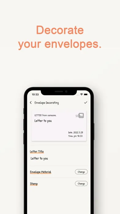 Dearyou : letter service應用截圖