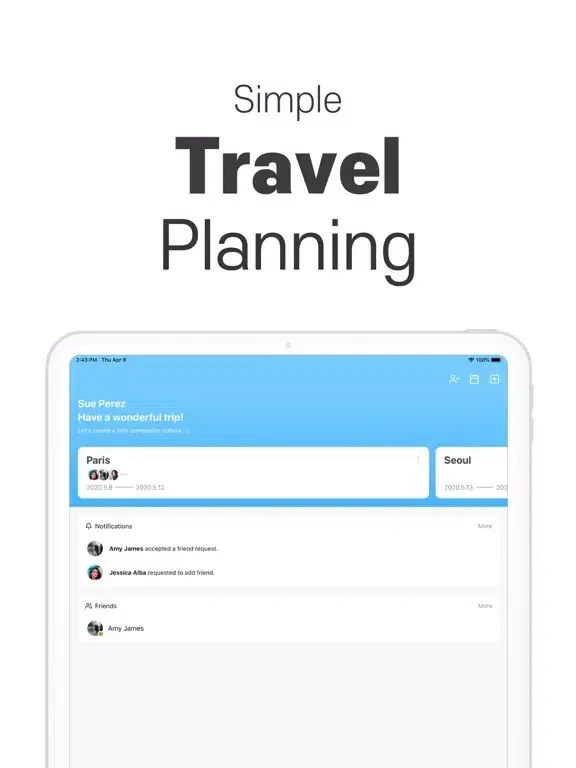 Capturas de tela do SoloTravel - Travel Together iPad 
