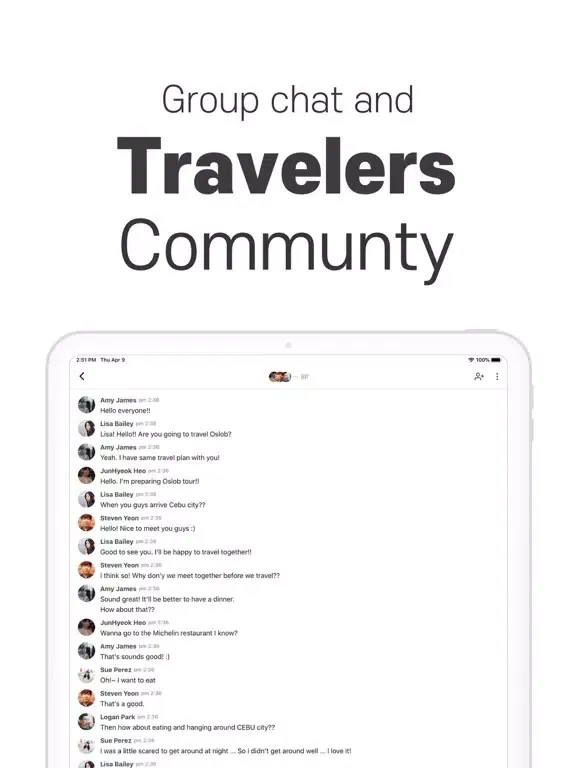 Capturas de tela do SoloTravel - Travel Together iPad 