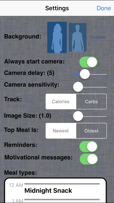 ภาพหน้าจอของ Diet Tracker Lite