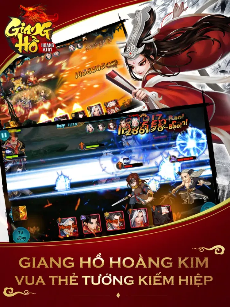 Capturas de tela do Giang Hồ Hoàng Kim iPad 