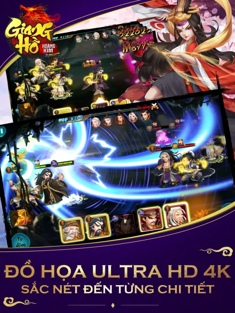 Capturas de tela do Giang Hồ Hoàng Kim iPad 