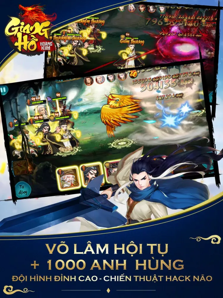 Capturas de tela do Giang Hồ Hoàng Kim iPad 