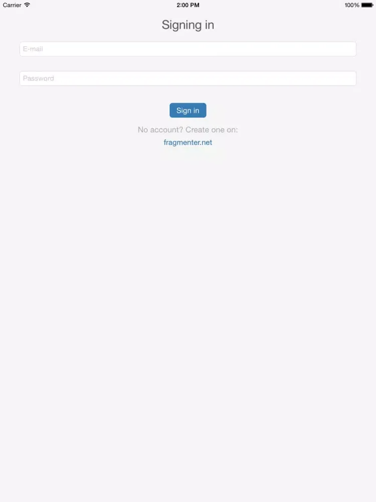 !Fragmenter iPad  Screenshots