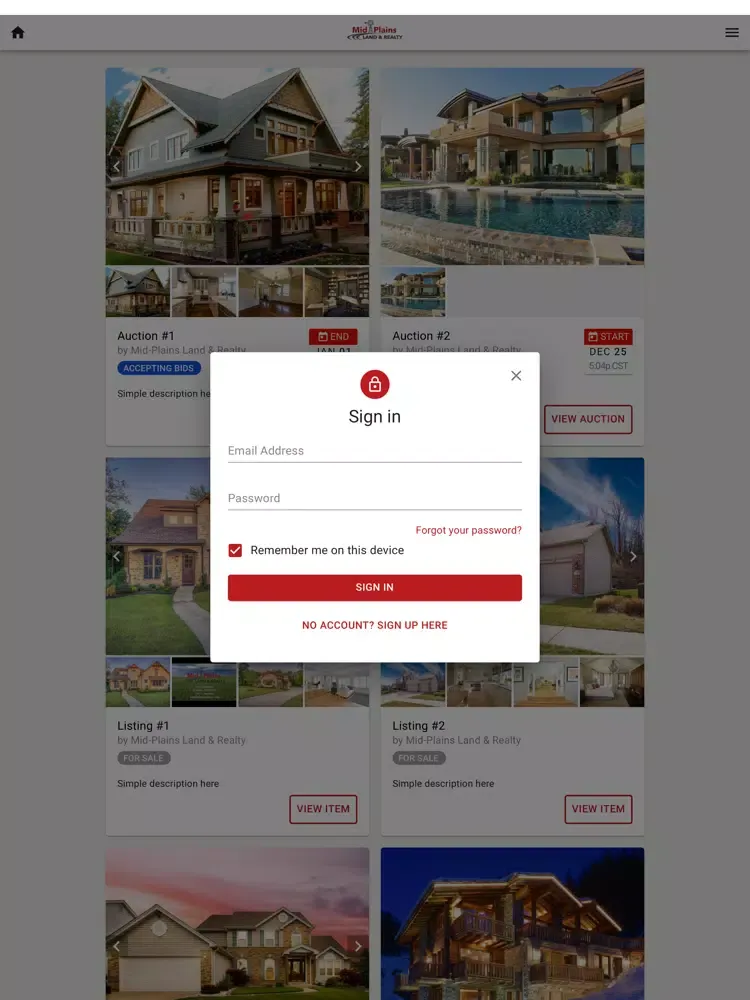 Mid-Plains Land & Realty iPad  Ekran Görüntüleri