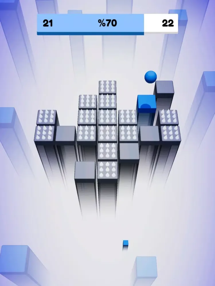 Tangkapan skrin Sky Bounce 3D iPad 