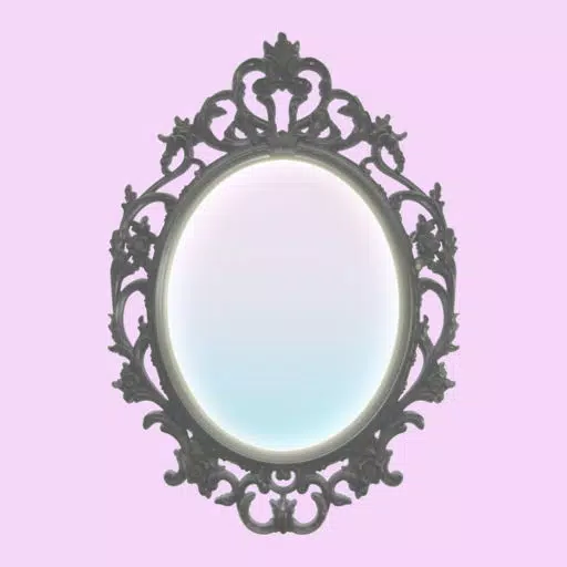 Actress of the mirror - etiquette mirror when travel cosmetic makeup