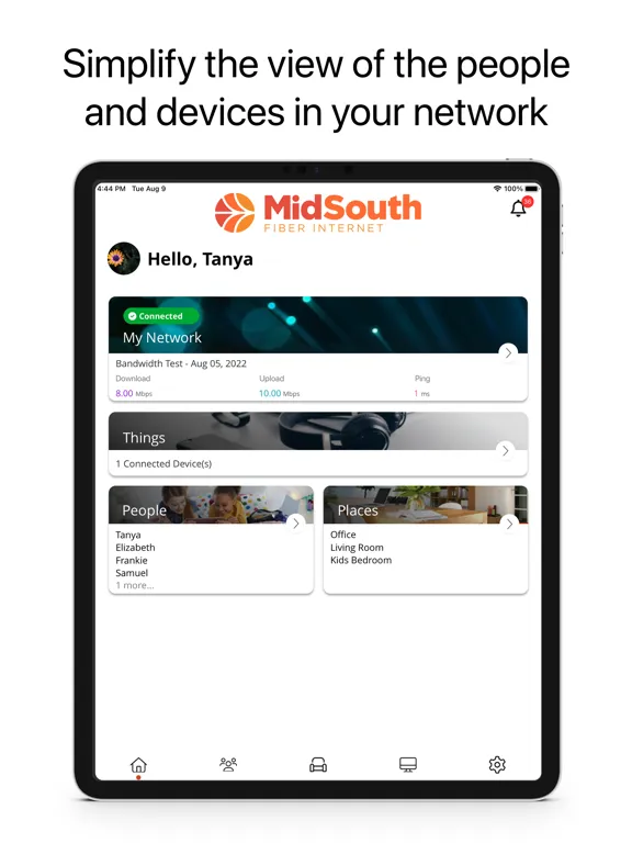 Скриншоты MidSouth Fiber Internet iPad 