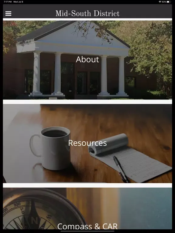Screenshot di Mid-South District of LCMS iPad 