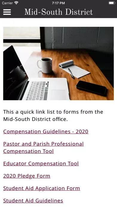Screenshot di Mid-South District of LCMS