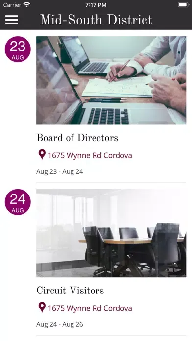 Screenshot di Mid-South District of LCMS