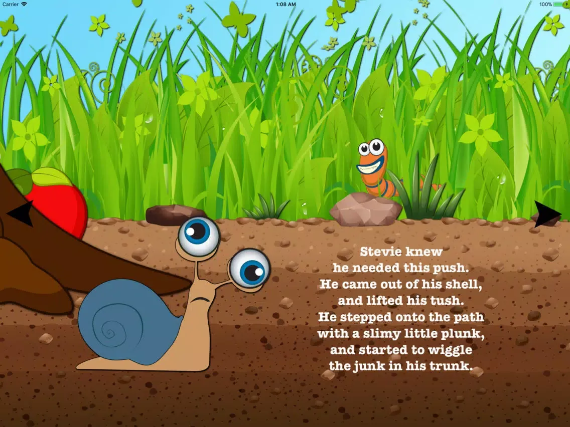 Capturas de pantalla de Stevie The Snail iPad 