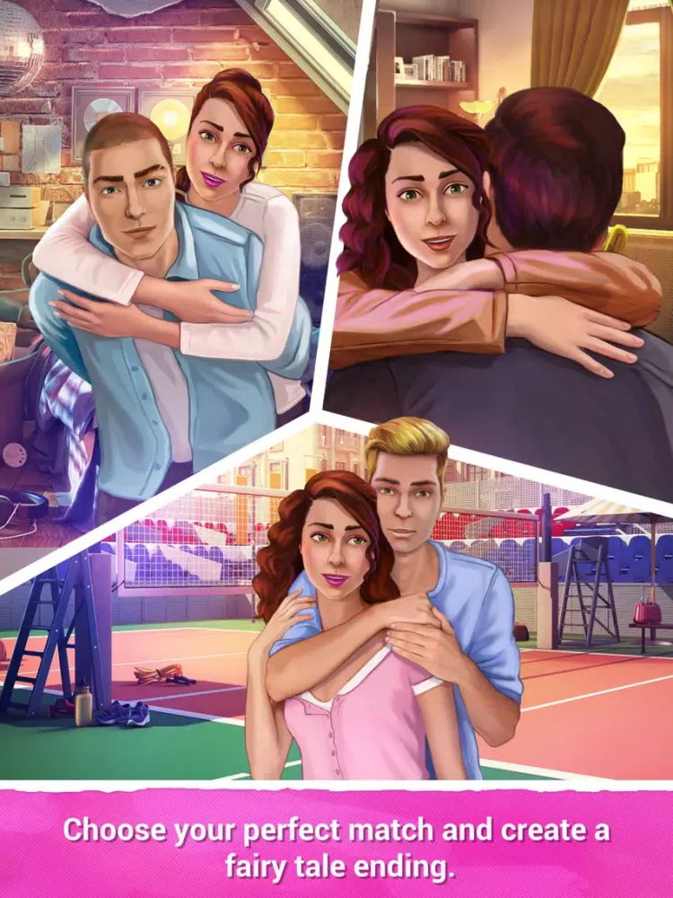 Teenage Crush Love Story Games iPad 应用截图