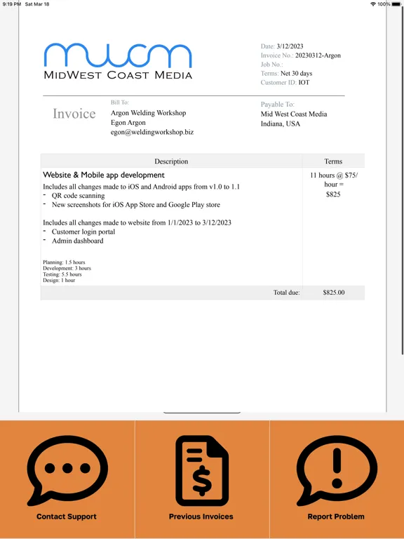 MWCM Link portal iPad  Screenshots